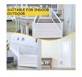 Retractable Pet Dog Baby Gate Puertita Para Bebe O Mascota