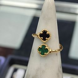 14k Gold Clover Ring Perfect For VALENTINES