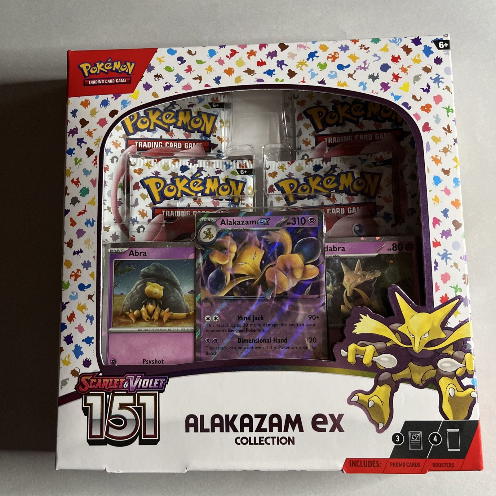 Pokémon 151 Scarlet & Violet Alakazam ex Collection Booster Box TCG New Sealed