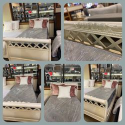 🛏️ American Signature Twin Bed with Mattress – $249.99