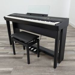 Roland FP-90X Digital Piano – Pristine, with Stand & Pedal Board (Black)