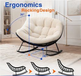 Brand New Inbox Ergonomic Rocking Moon Chair