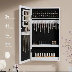 Jewelry armoire, Wall Mounted New