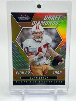 2022 Panini Absolute John Lynch Draft Diamonds Gold /10 No.DD-9