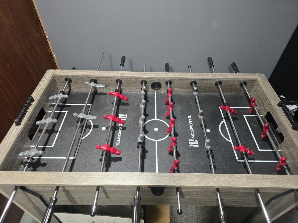 Foosball Table LIKE NEW GREY COLOR