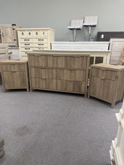 Dresser and nightstands (FREE 24H DELIVERY)