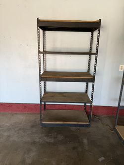 Metal Frame Storage Shelves