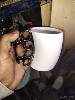 Brass Knuckle Coffee Mug 