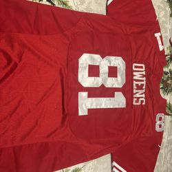 Terrell Owens San Francisco 49ers Nike On-Field Jersey #81 – Size 52 (XXL)