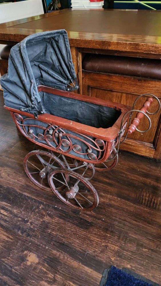 Antique Small Baby Stroller