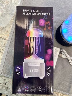 Sports Lights Jellyfish Bluetooth Speaker with RGB LED