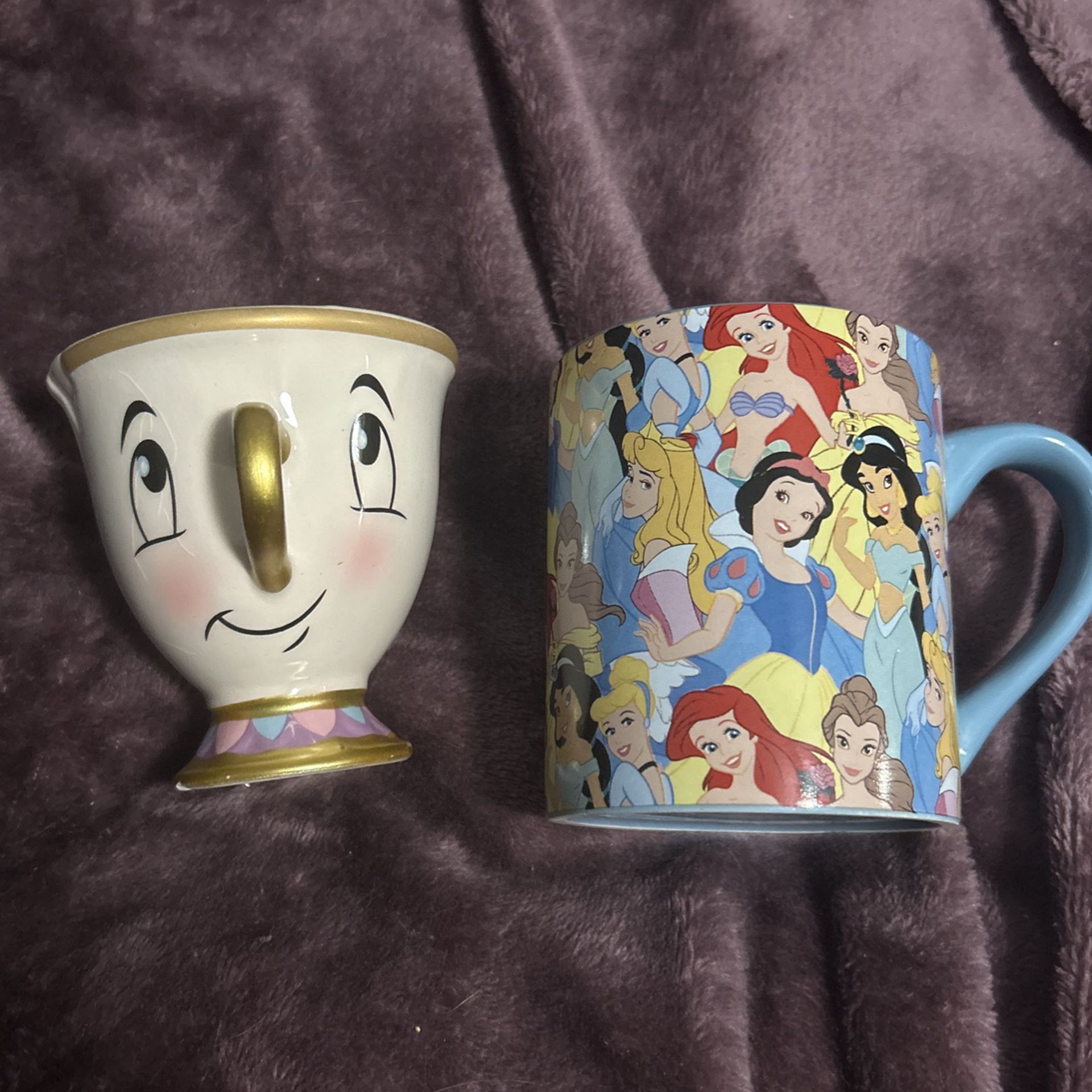 Disney Mugs Chip & Princesses