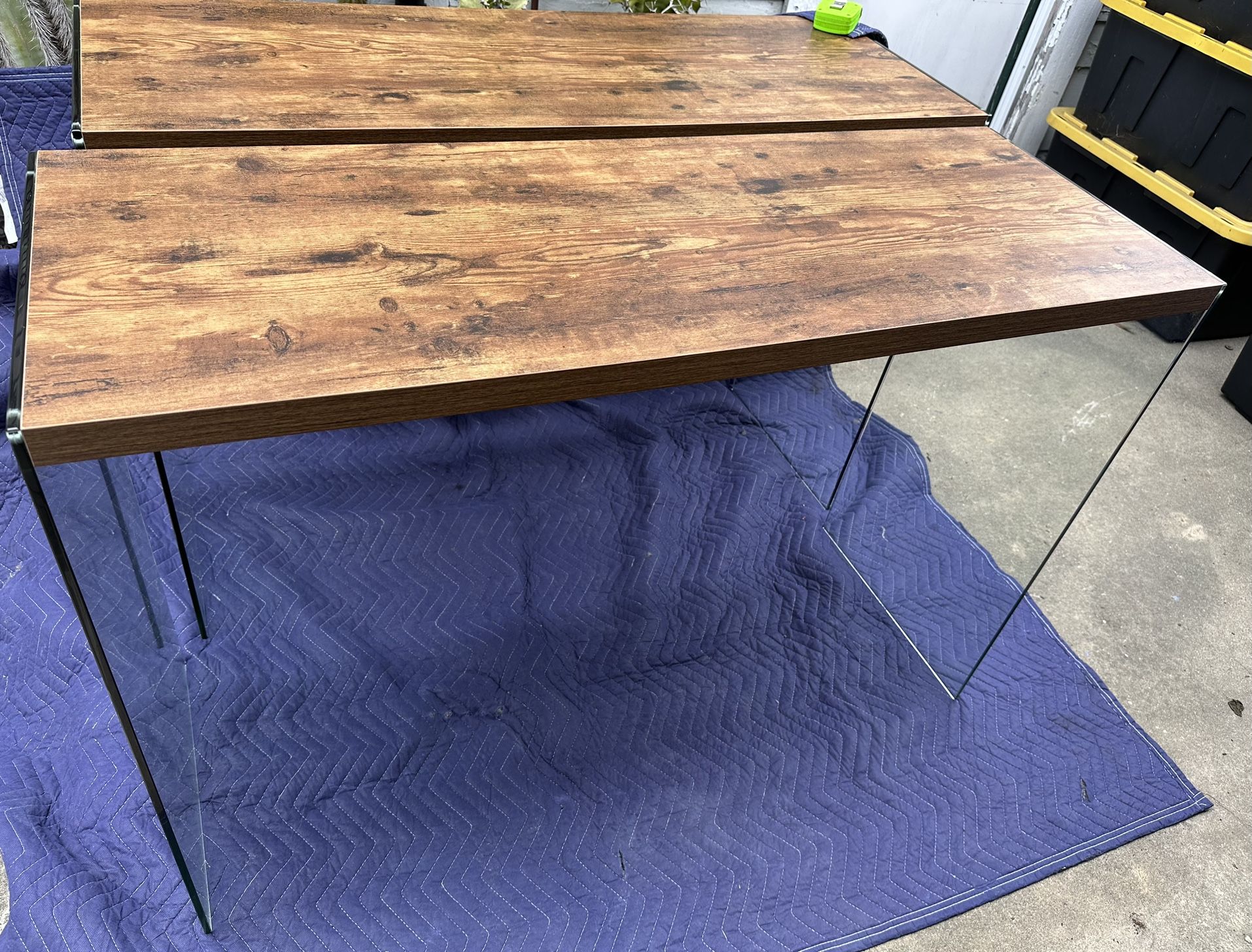 Contemporary Console Table/Desks (Two Available)