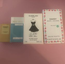 Assorted Dabber Reseller Lot of 4 Firm price Burberry Guerlain Marc Jacobs Miu Miu