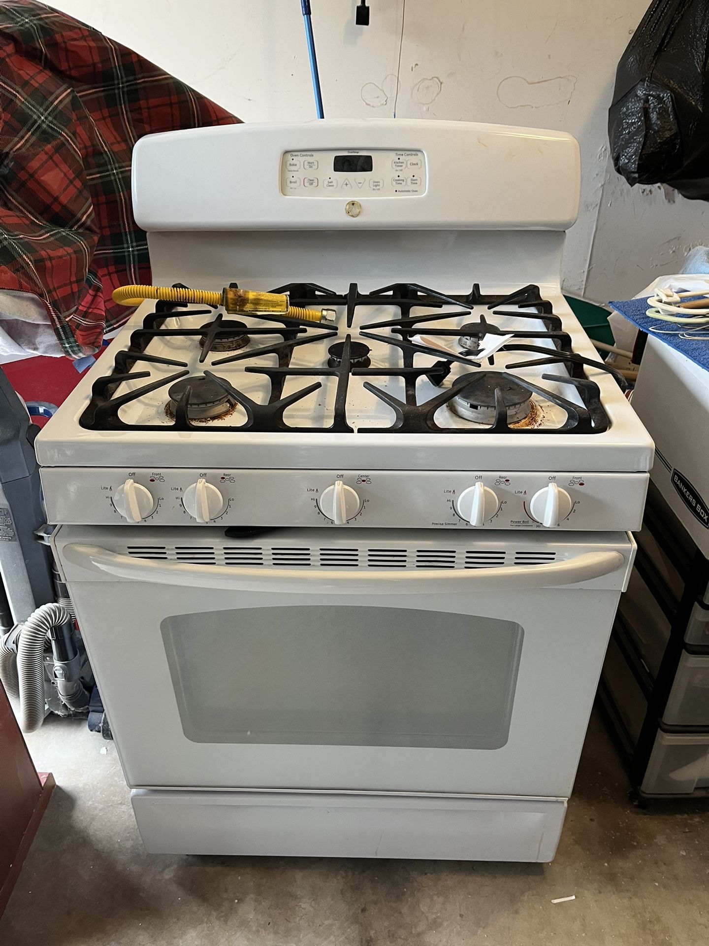 GE 5 Burner Gas Stove Excellent Condition