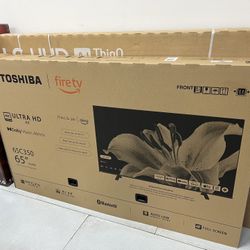 Toshiba 65” 4K Fire TV! Finance For $50 Down Payment!
