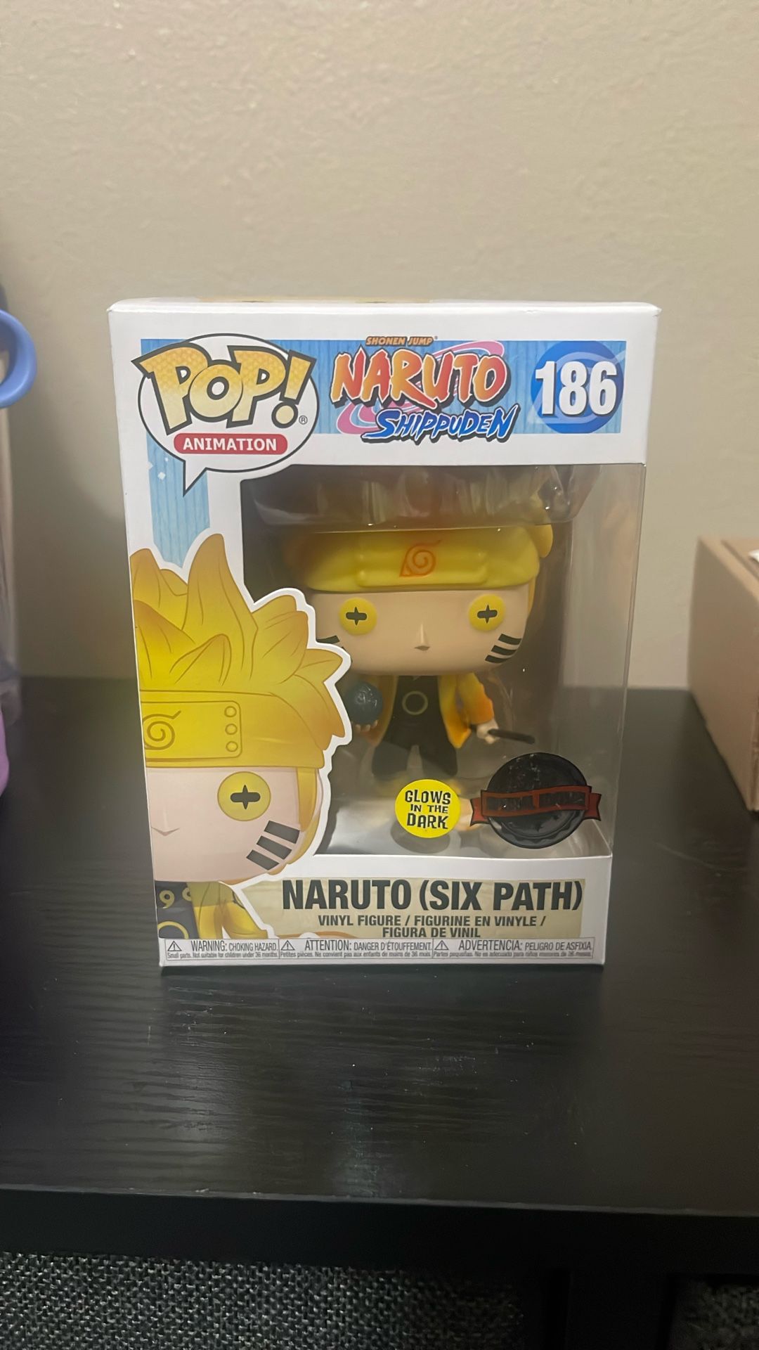 Funko Pop! Animation: Naruto Shippuden - Naruto (Six Path) #186 [Special Edition | Glow in the Dark]