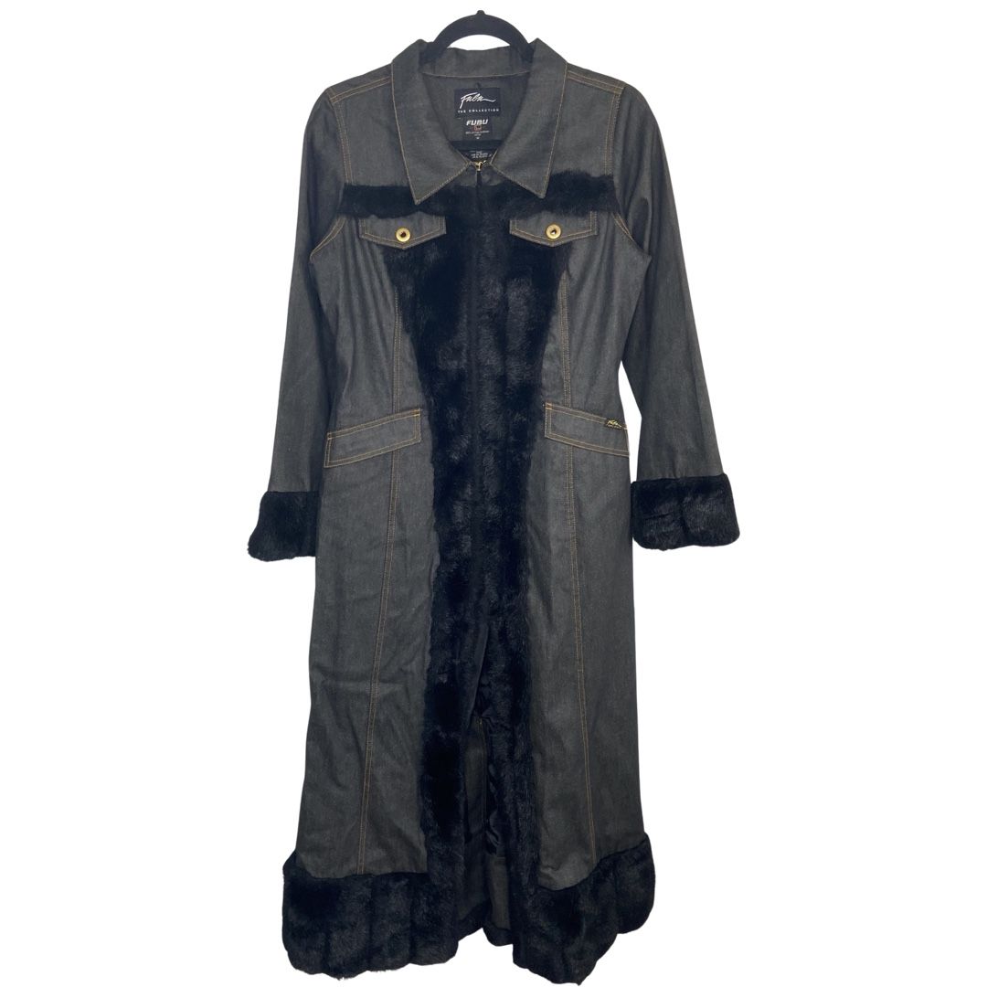 Fubu Denim Trench Coat
