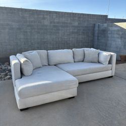 Large Gray Sectional - FREE DELIVERY 