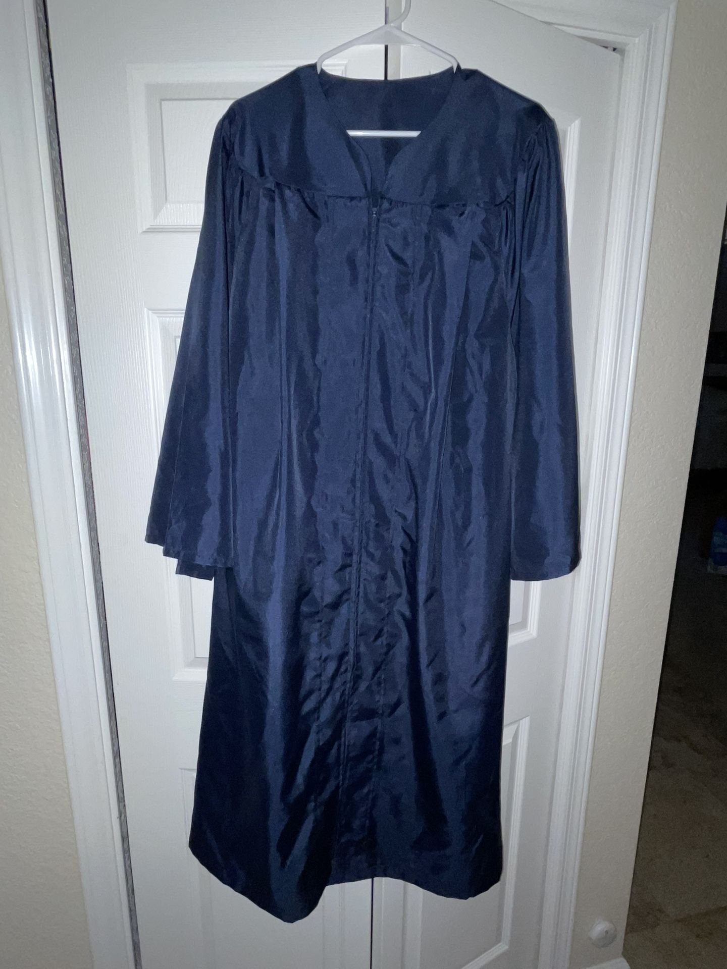 Navy Blue Graduation Gown