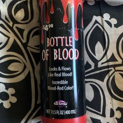 Bottle Of Blood New
