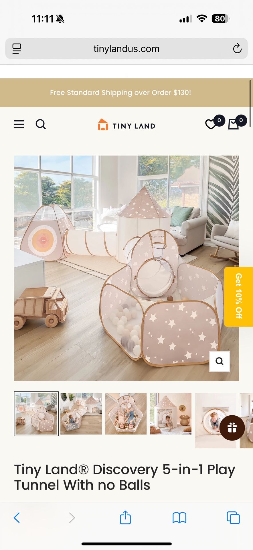 Tiny Land 5 In 1 Play Tunnel