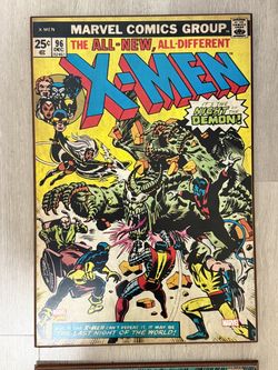 Vintage X-Men Comic Wood Art Plaques