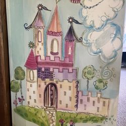 Princess Castle Painting Print 