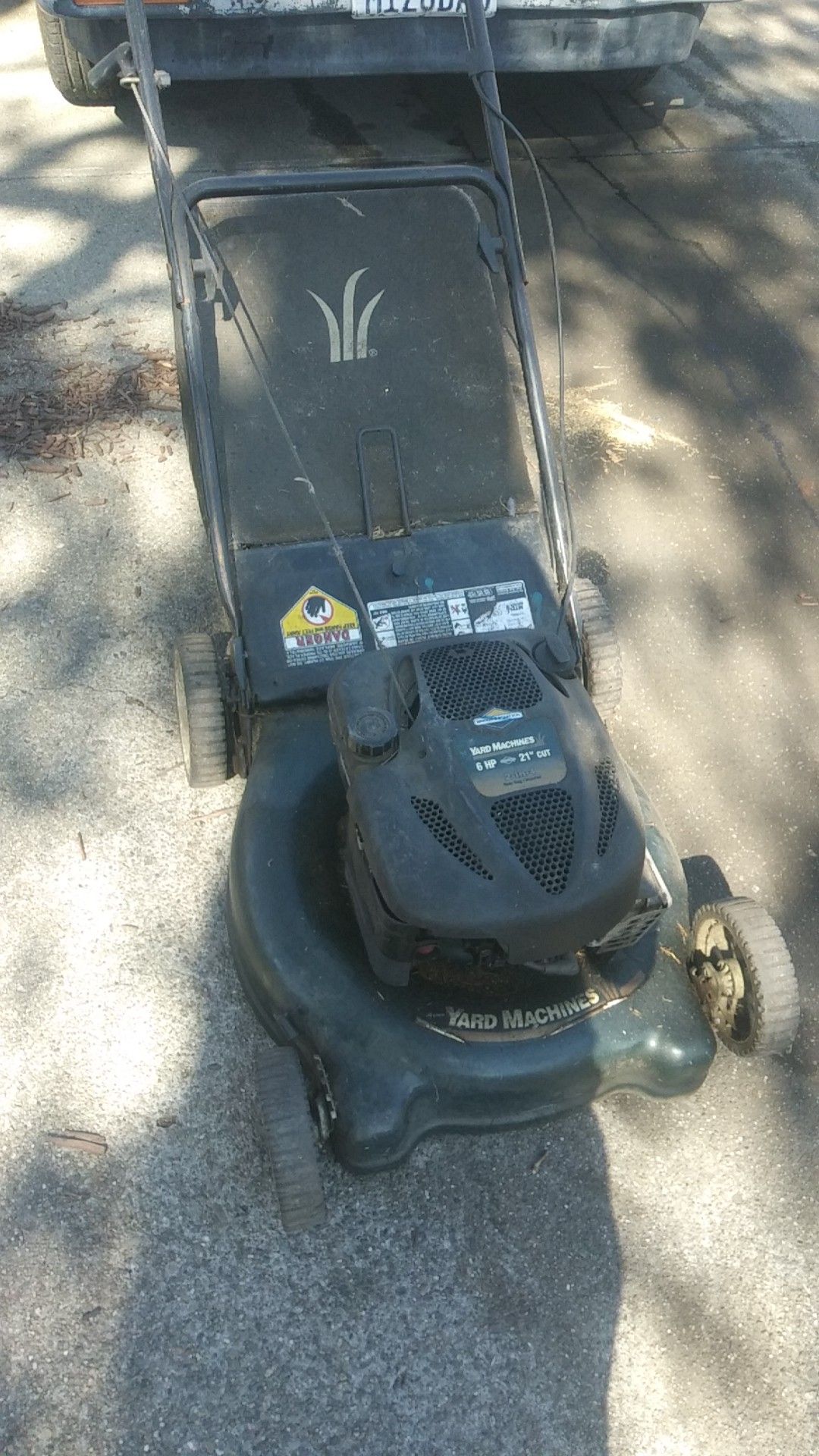 Lawn Mower 6HP 21" Cut. 2 in 1 w rear bag /Mulcher