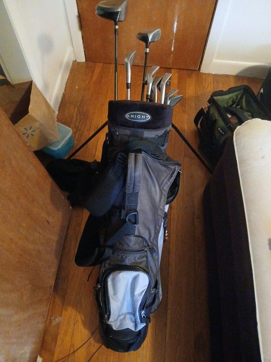 Golf Club Set And Bag