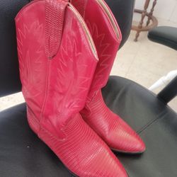 Red Cowboys Boots