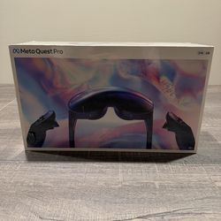 SEALED Meta Quest Pro 256GB VR Headset NEW