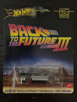 Hot Wheels Premium Pop Culture Back to The Future III Time Machine 1955