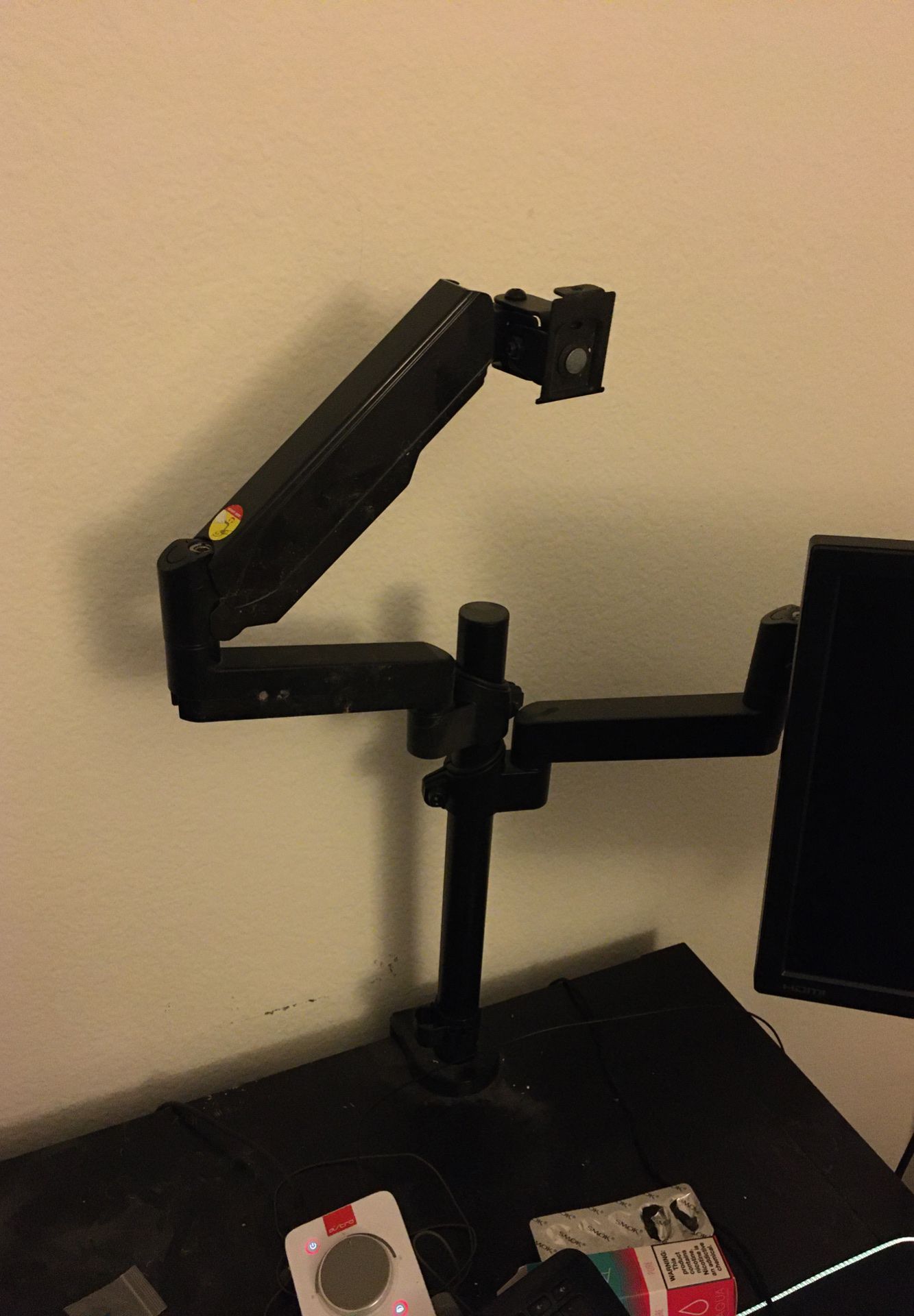 Dual computer monitor stand