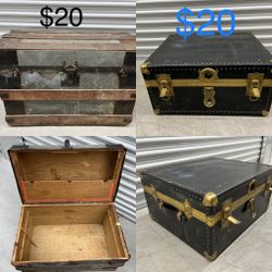 2 Antique Trunks BOGO Free