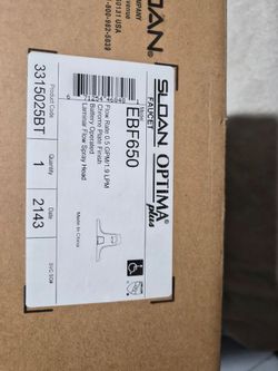 Sloan Optima Faucet  # EBF650