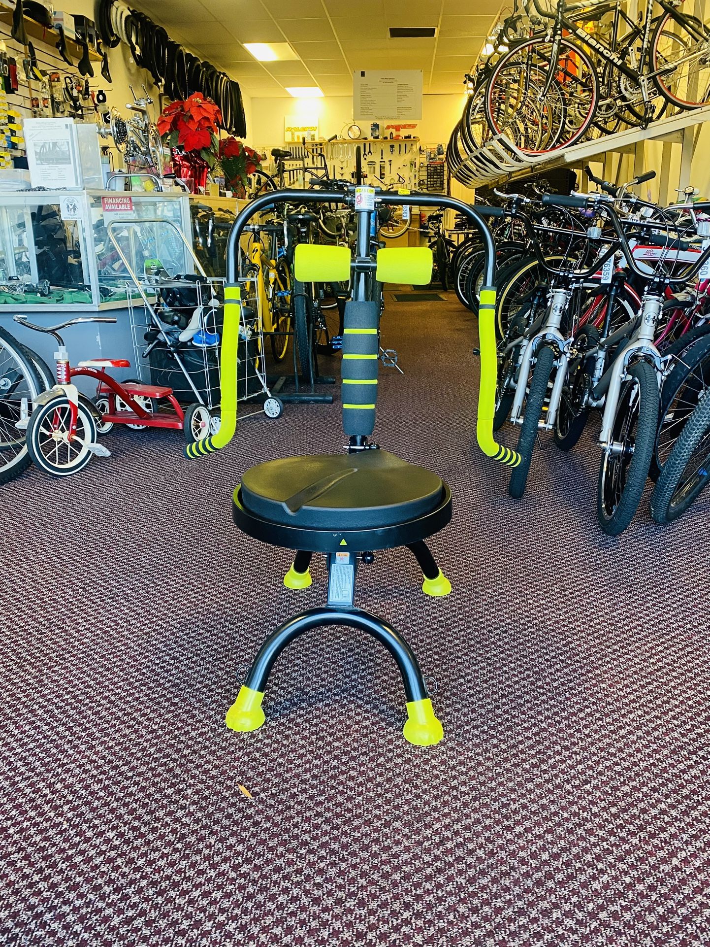 Ab & Core Exercise Chair – Rotating Seat, Low-Impact Home Gym