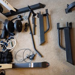 Whole 300 Lbs Half Rack (No Individual Sell) Everything Included 