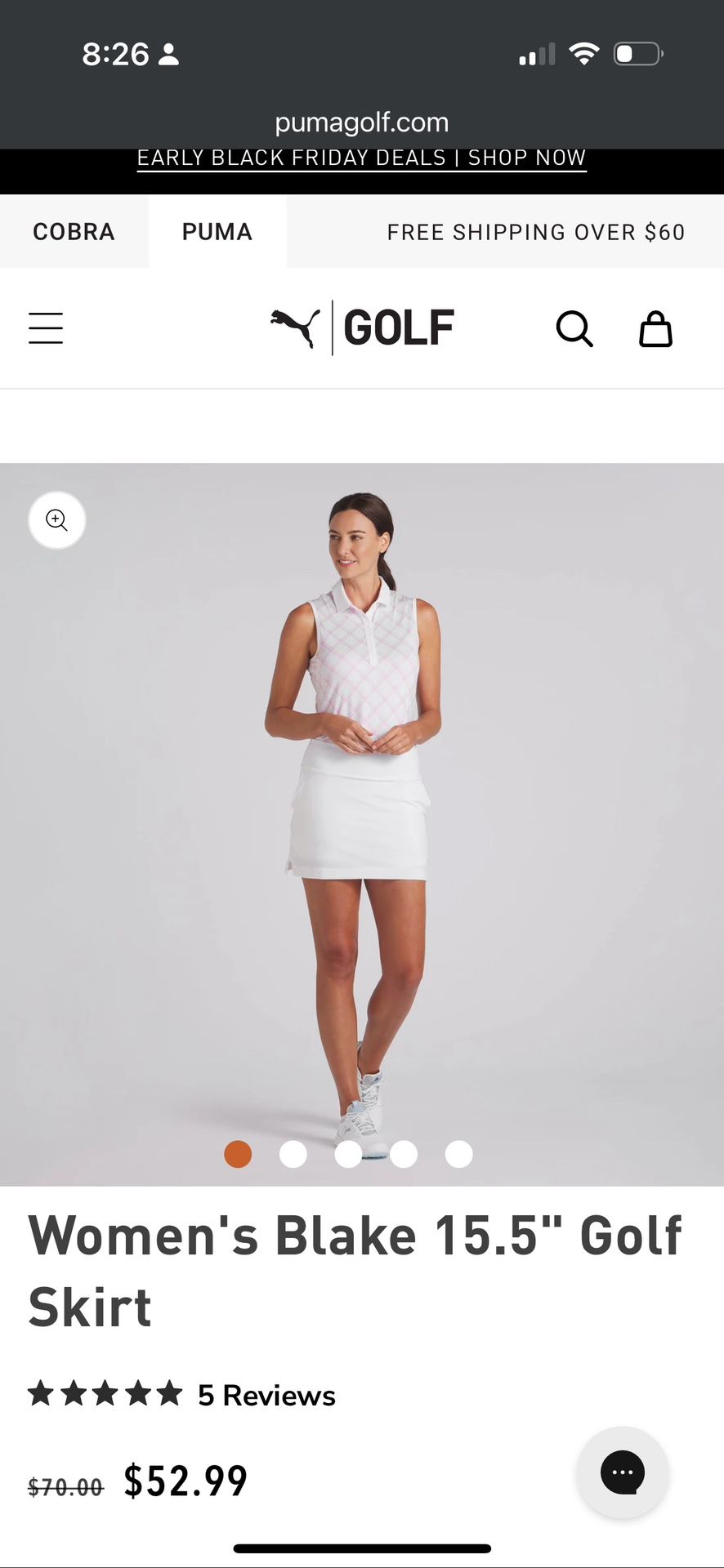Puma Blake golf Skirt