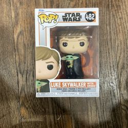 Star Wars, Luke Skywalker With Grogu  Funko Pop