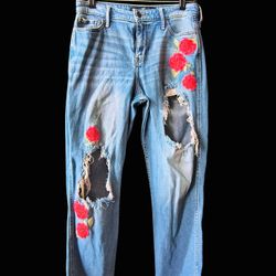 🌹Hollister Ripped Rose Jeans 🌹 