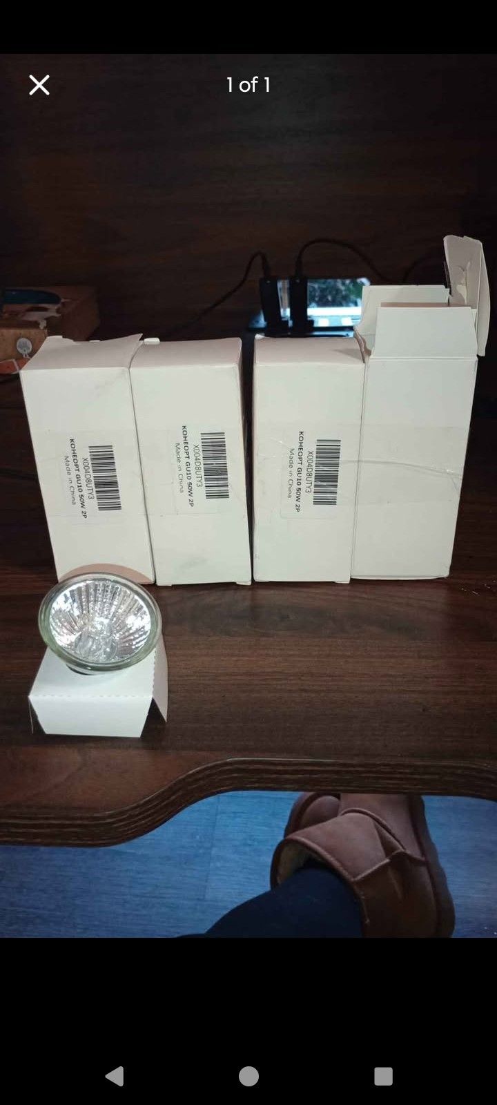 8 Pk GU10 50W Light Bulbs