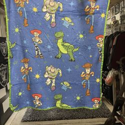 Toy Story Throw Blanket For Kids Size 35w X 47 L