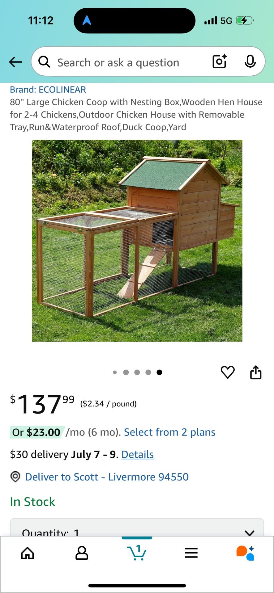 Chicken Coup (brand New In Box)