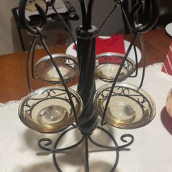 Party lite 4-tealight stand