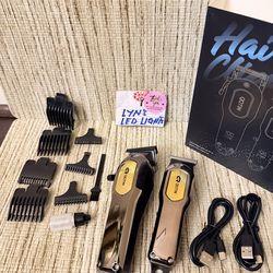 Hair Clippers Set Rechargeable