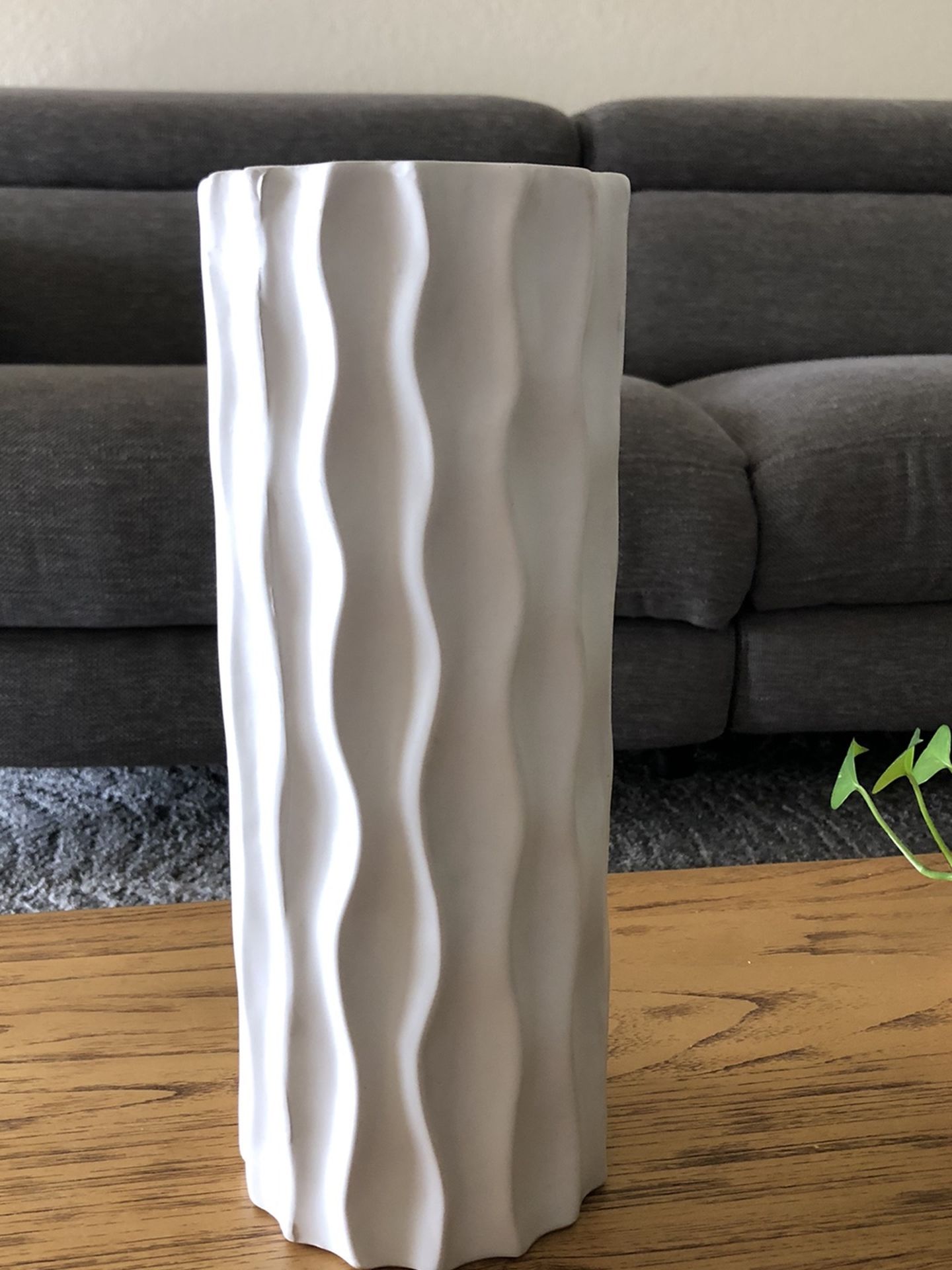 White Modern Vase