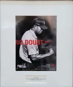 Nike Golf 2012 Championship Professionally Framed PicTiger Woods Rare