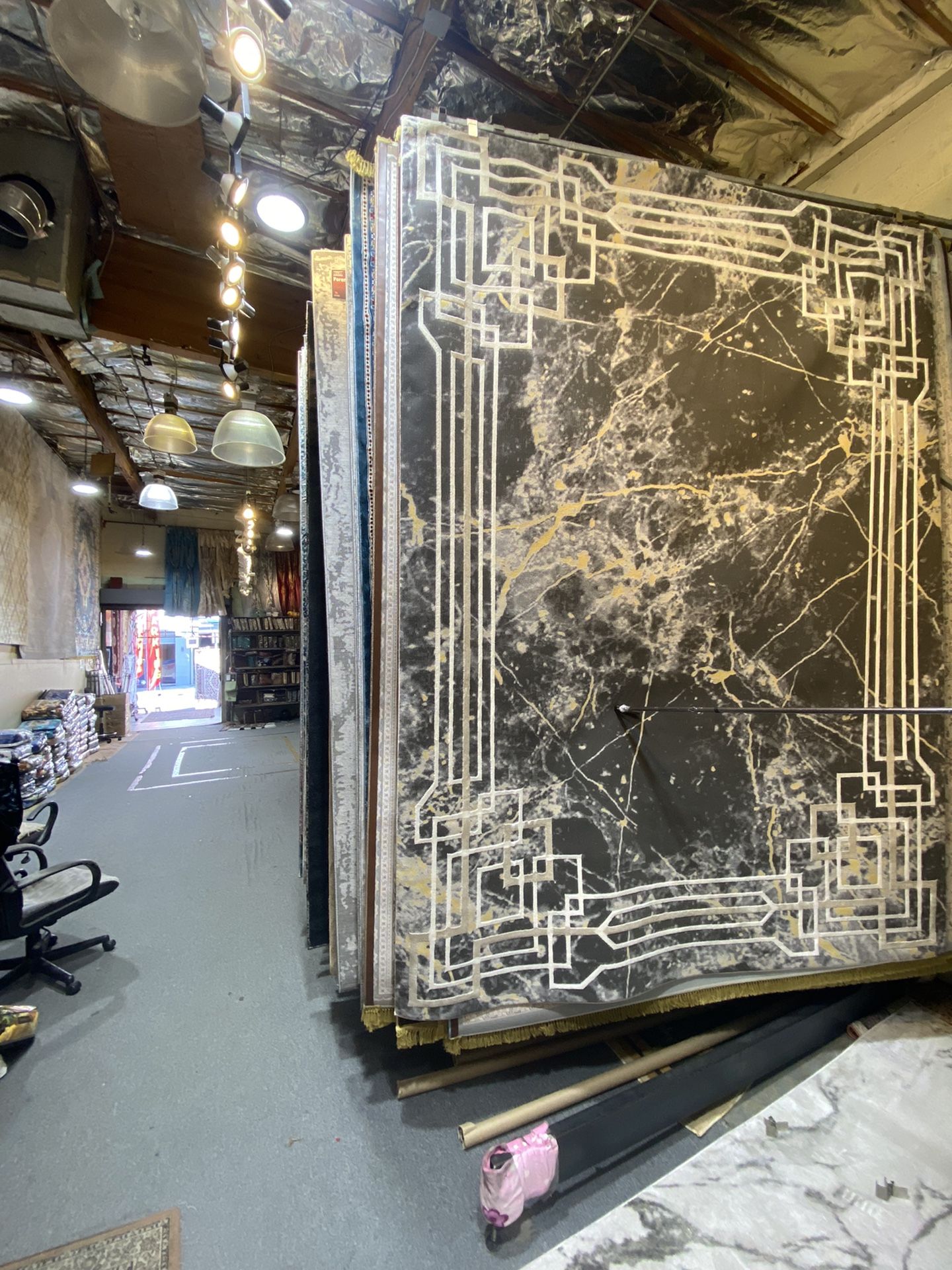 8x10 Area Rugs Carpet Rugs Abstract Desgin Thick Colors Gray Beige Yellow