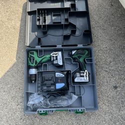 Hitachi Brushless Drill Set